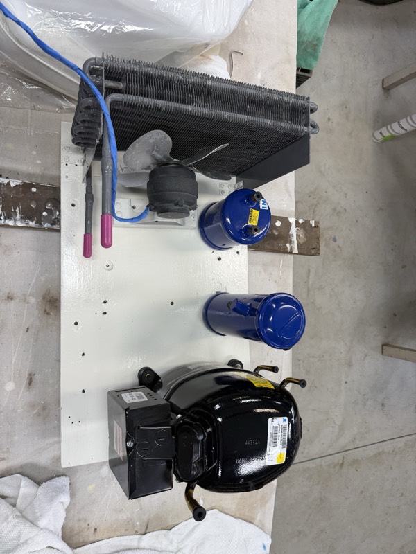 Compressor added to the layout
