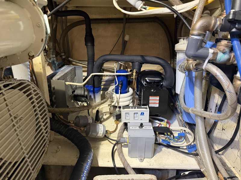 Installed, with controls and plumbing in place