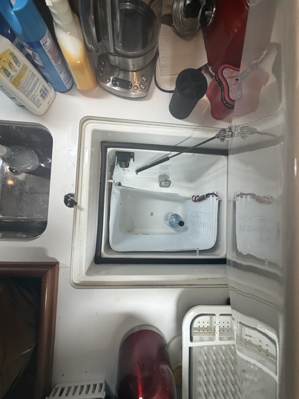 Freezer box, from above