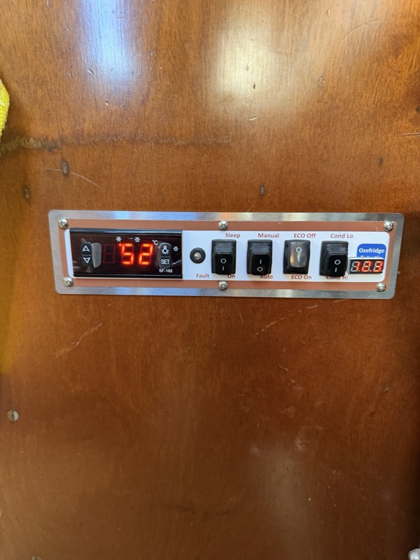 Control panel, close up
